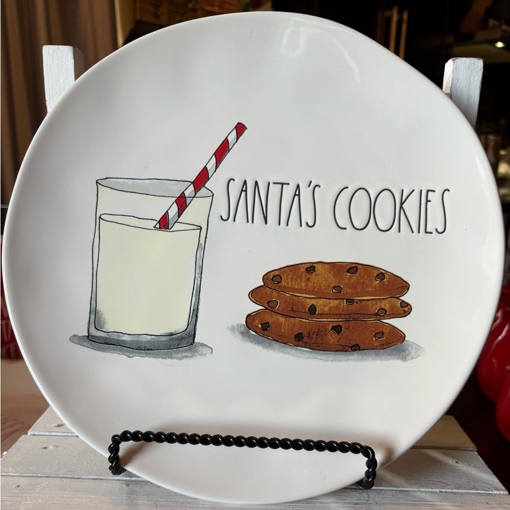 Rae Dunn White Ceramic Plate